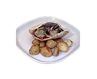 Hot Lamb Dip & Roasties 